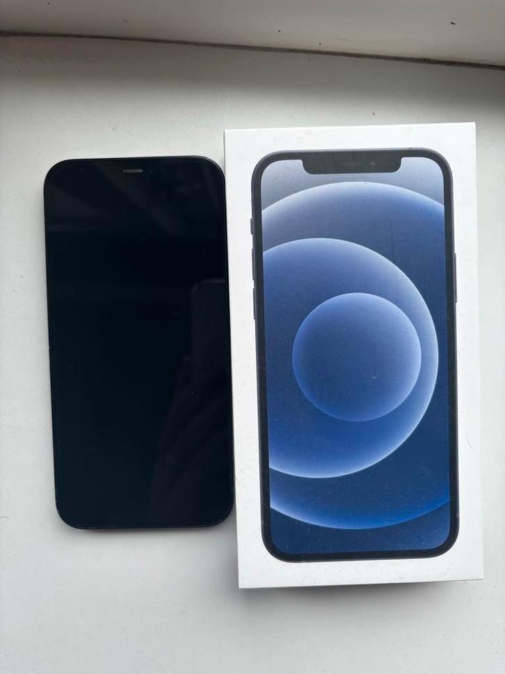 iPhone 12 | 128 GB | kapotte achterkant, Telecommunicatie, Mobiele telefoons | Toebehoren en Onderdelen, Gebruikt, Apple iPhone