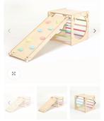 Klimkubus hout pastel, Kinderen en Baby's, Speelgoed | Houten speelgoed, Ophalen, Zo goed als nieuw, Overige typen