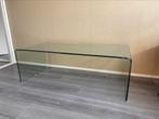 Kave salontafel glas, Huis en Inrichting, Tafels | Salontafels, Ophalen, Gebruikt, 100 tot 150 cm, 50 tot 100 cm