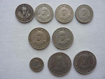 9 munten Nicaragua 1946-1972 Midden-Amerika cordoba centavos beschikbaar voor biedingen