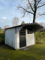 Mooi tuinhuisje blokhut met nieuw dak in goede staat, Tuin en Terras, Ophalen, Gebruikt, Hout, Overige typen