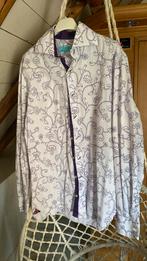 Overhemd blouse nieuw italiaans merk mt M, Kleding | Heren, Overhemden, Ophalen of Verzenden, Nieuw, Paars