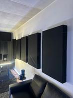 4 Akoestische panelen — Geluidsabsorberend — Zwart, Ophalen of Verzenden, Zo goed als nieuw, Audio
