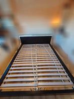 Malm bed 180x220 en sultan lonevag lattenbodems, Ophalen, Gebruikt, Zwart, Tweepersoons