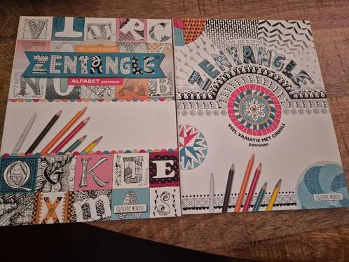 Zentangle boeken 2 stuks, Hobby en Vrije tijd, Tekenen, Nieuw, Boek of Gids, Ophalen of Verzenden