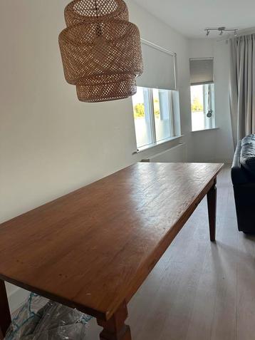 Teak houten tafel | handgemaakt beschikbaar voor biedingen