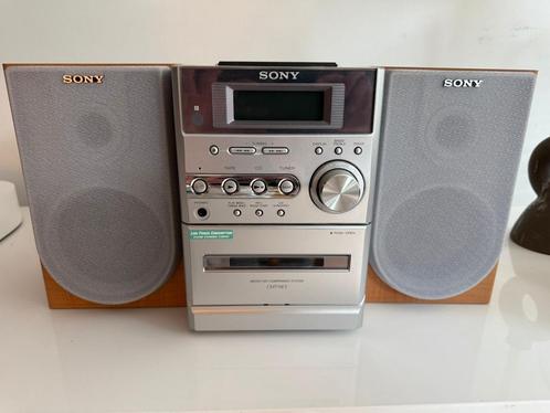 Te koop: Sony CMT-NE3 Micro HiFi Stereoset, Audio, Tv en Foto, Stereo-sets, Zo goed als nieuw, Cassettedeck, Cd-speler, Tuner of Radio