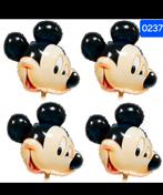 4 mickey mouse ballonen, Ophalen of Verzenden, Zo goed als nieuw, Versiering