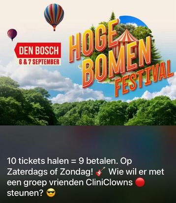 Hoge Bomen Festival beschikbaar voor biedingen