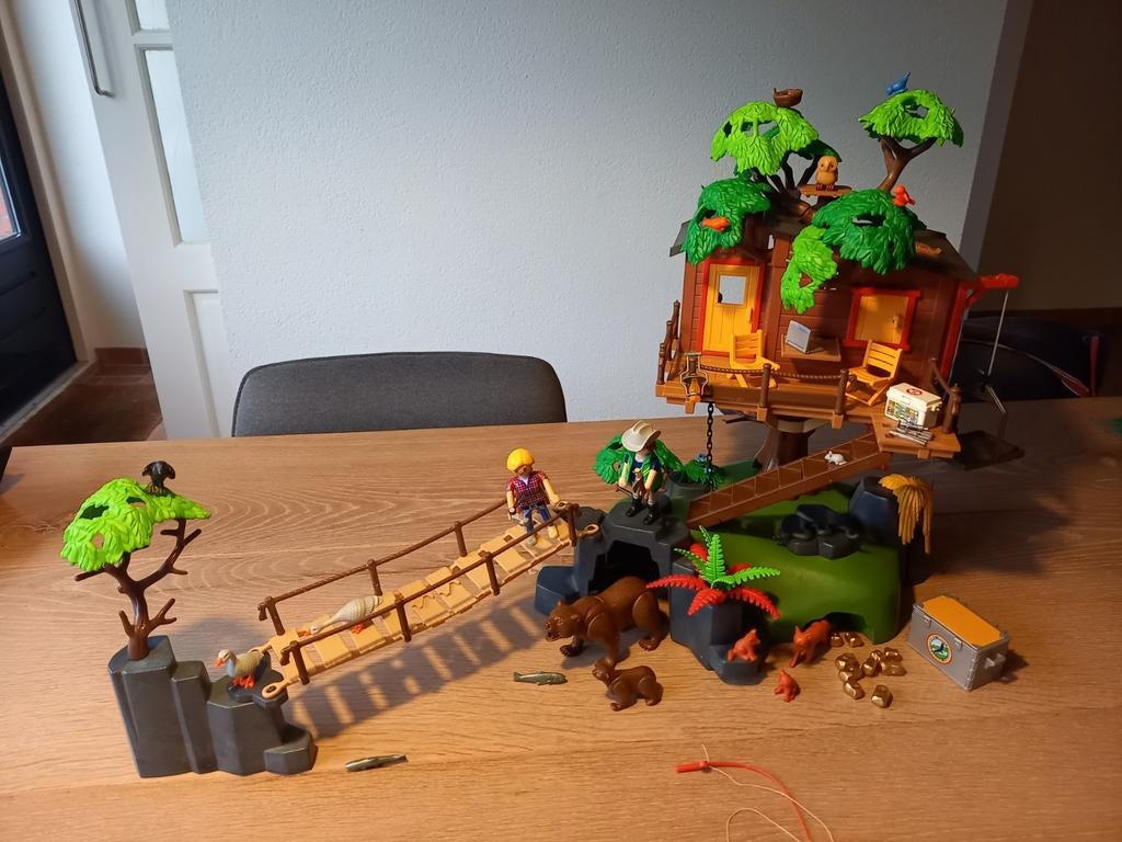Playmobil Wild Life Avontuurlijke boomhut - 5557, Kinderen en Baby's, Speelgoed | Playmobil, Zo goed als nieuw, Ophalen of Verzenden