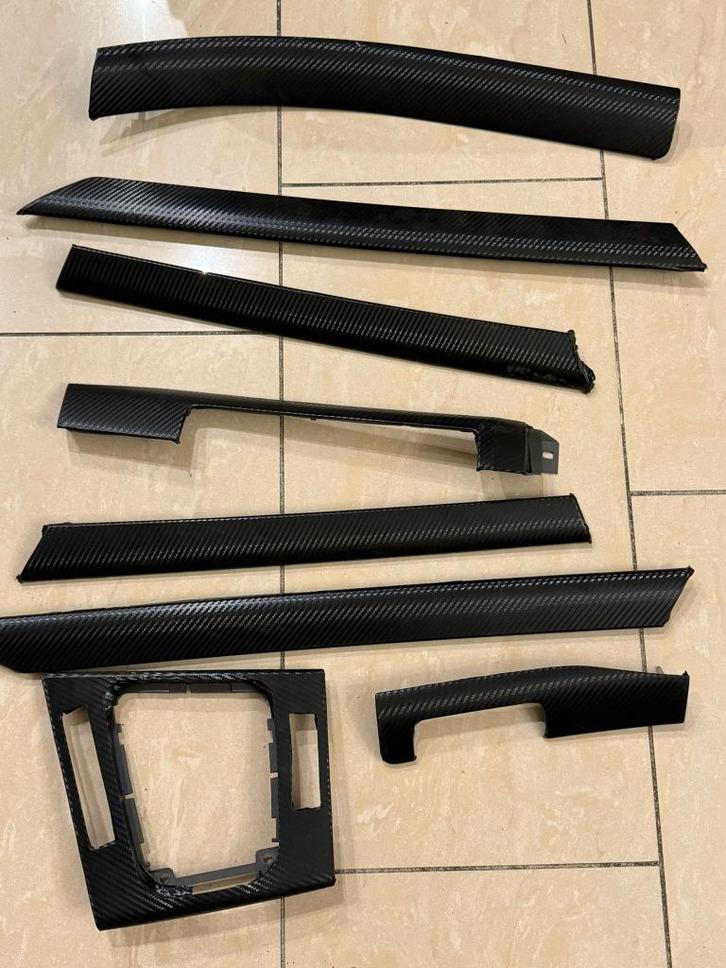E46 interieurlijsten carbon, Auto-onderdelen, Interieur en Bekleding, BMW, Gebruikt, Ophalen