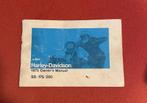 Gebruikershandleiding Harley-Davidson SS 175/250 1975, Motoren, Handleidingen en Instructieboekjes, Ophalen of Verzenden, Overige merken