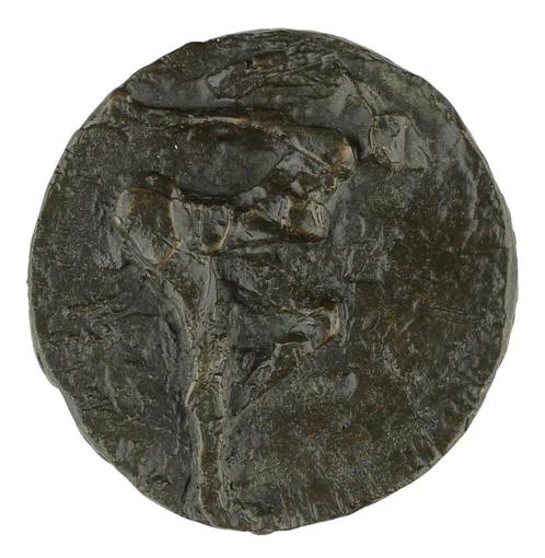 Penning Jits Bakker : Danseres, z.j., Postzegels en Munten, Penningen en Medailles, Brons, Nederland, Verzenden