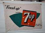Fresh up 7up / Seven Up vlag reclame, Ophalen of Verzenden, Gebruikt, Reclamebord