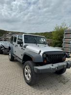 Jeep Wrangler 3.8 V6 Unlimited AUTOMAAT 2008 lichte schade, Auto's, Automaat, Stof, Zwart, Vierwielaandrijving