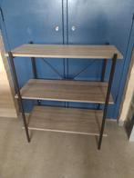 JYSK Wandrek VANDBORG 3 schappen licht eiken kleur/zwart, Ophalen, Zo goed als nieuw