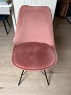 Roze velvet stoel, Huis en Inrichting, Stoelen, Ophalen, Overige kleuren, Zo goed als nieuw, Eén