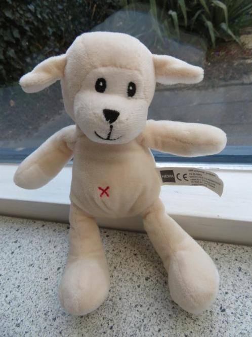 Lammetje schaap schaapje van Hema meet ca 20 cm, Kinderen en Baby's, Speelgoed | Knuffels en Pluche, Zo goed als nieuw, Overige typen