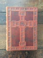 MOOIE FAMILIE BIJBEL IN ROOD LEDEREN BAND, Antiek en Kunst, Antiek | Boeken en Bijbels, Ophalen