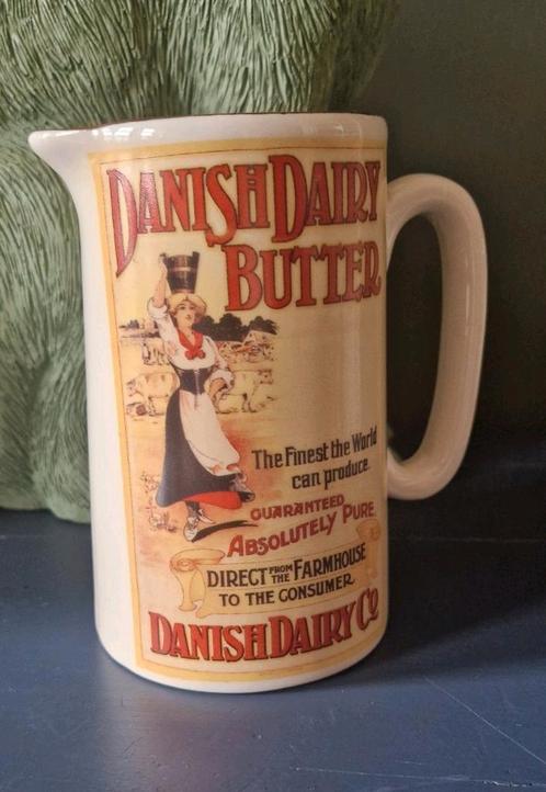 Vintage boterkan Engels, Antiek en Kunst, Antiek | Keramiek en Aardewerk, Ophalen of Verzenden