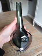 ORREFORS sweden glazen vaas, Ophalen, Gebruikt, Zwart, Glas
