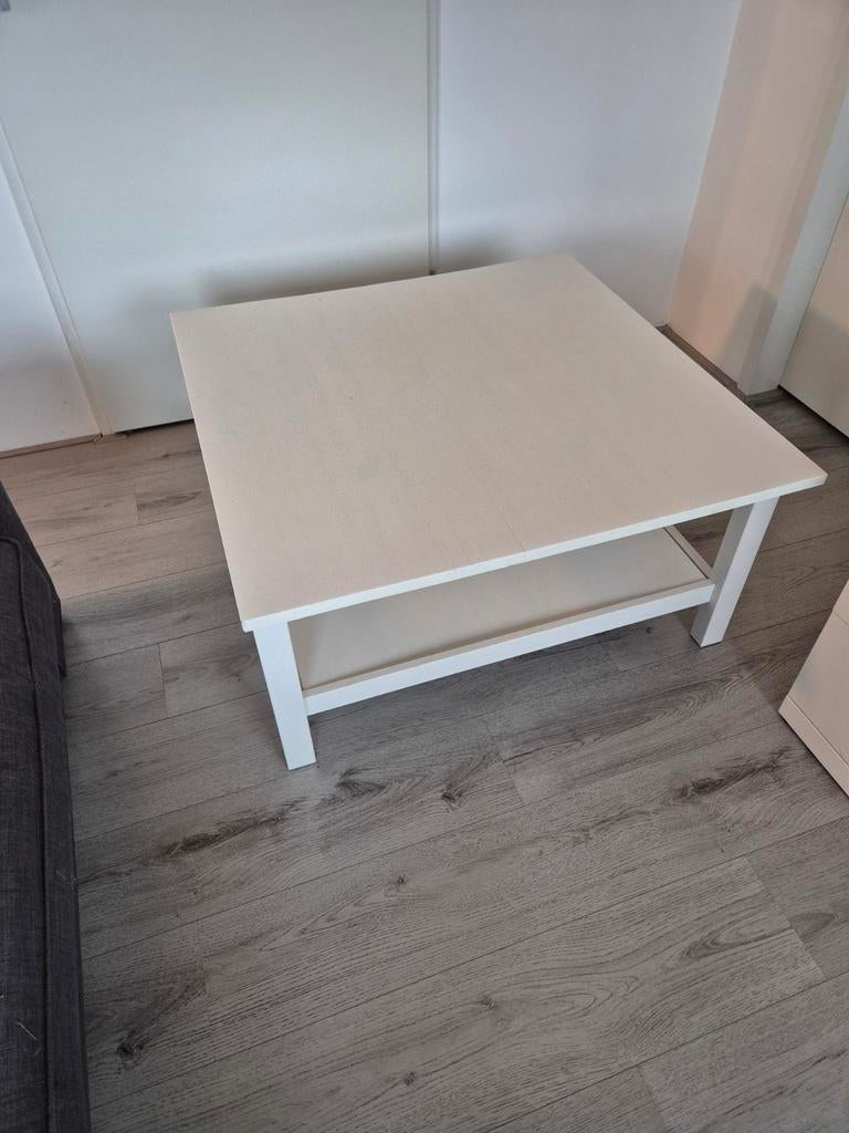 Ikea Hemnes Salontafel Wit - €49,99 bij afhalen Za 18-04, Huis en Inrichting, Tafels | Salontafels, Ophalen, Gebruikt, 50 tot 100 cm