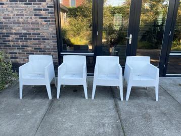 Philippe Starck Driade Toy tuinstoelen  Lichtblauw  4 stuks beschikbaar voor biedingen