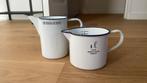 Vintage emaille maatbekers, Antiek en Kunst, Ophalen of Verzenden