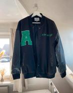 Baseball jas zwart met groen maat m merk, Ophalen of Verzenden, Zo goed als nieuw, Maat 38/40 (M), Zwart