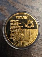 Titanic Herdenkingsmunt, Ophalen of Verzenden, Overige landen, Losse munt, Goud