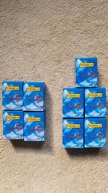 
HP printer inktcartridges zwart 56 en kleur 57

 beschikbaar voor biedingen