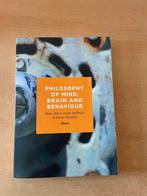 Philosophy of mind, brain and behavior, Boeken, Studieboeken en Cursussen, Ophalen of Verzenden, Gelezen