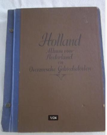 Oud Holland Album 1852-1964 met veel zegels hoge cat. waarde beschikbaar voor biedingen