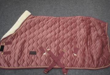 Luxe Velvet showdeken 165-215 oud rose roze  beschikbaar voor biedingen