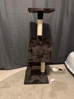 krabpaal met gratis kattenbak, Ophalen of Verzenden, Gebruikt, Krabpaal