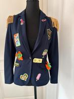 (N) Kruikenstad Colbert/Jas maat 36/S emblemen epauletten, Ophalen of Verzenden, Zo goed als nieuw, Maat 36 (S), Carnaval