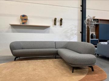 Nieuw Leolux Flint Hoekbank Mondo stof design Bank beschikbaar voor biedingen