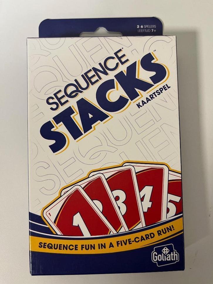 Sequence Stacks kaartspel, Hobby en Vrije tijd, Gezelschapsspellen | Kaartspellen, Nieuw, Een of twee spelers, Drie of vier spelers