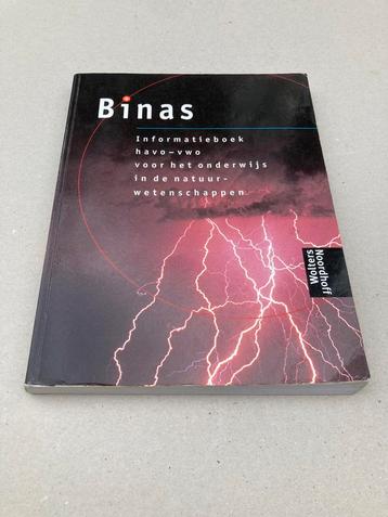 Binas informatieboek Havo - Vwo. 4e druk Isbn: 9789001893774 beschikbaar voor biedingen