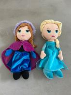 Pluchen popjes Anna en Elsa Disney Frozen, Ophalen of Verzenden, Zo goed als nieuw, Overige typen