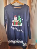 Kerst jurk maat L, Ophalen of Verzenden, Zo goed als nieuw, Maat 42/44 (L), Blauw