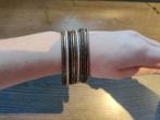 Rinkelarmbanden, Sieraden, Tassen en Uiterlijk, Armbanden, Ophalen of Verzenden, Zo goed als nieuw, Bruin