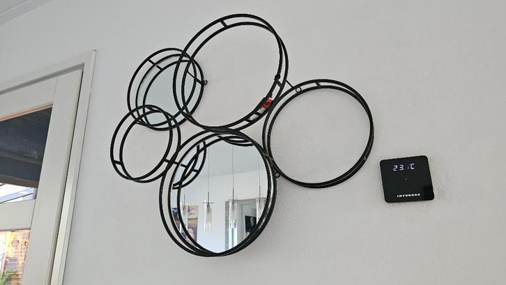 Countryfield Wandspiegel/Ornament! Metaal! NIEUW!, Huis en Inrichting, Woonaccessoires | Spiegels, Nieuw, 50 tot 75 cm, Minder dan 100 cm