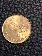 Maleisië 50 Sen 2021, Postzegels en Munten, Ophalen of Verzenden, Zuidoost-Azië