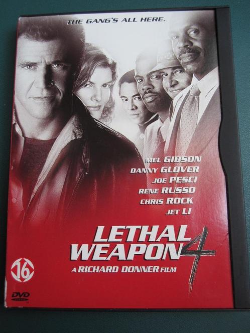 Lethal weapon 4 (1998), Cd's en Dvd's, Dvd's | Actie, Zo goed als nieuw, Actie, Vanaf 16 jaar, Ophalen of Verzenden