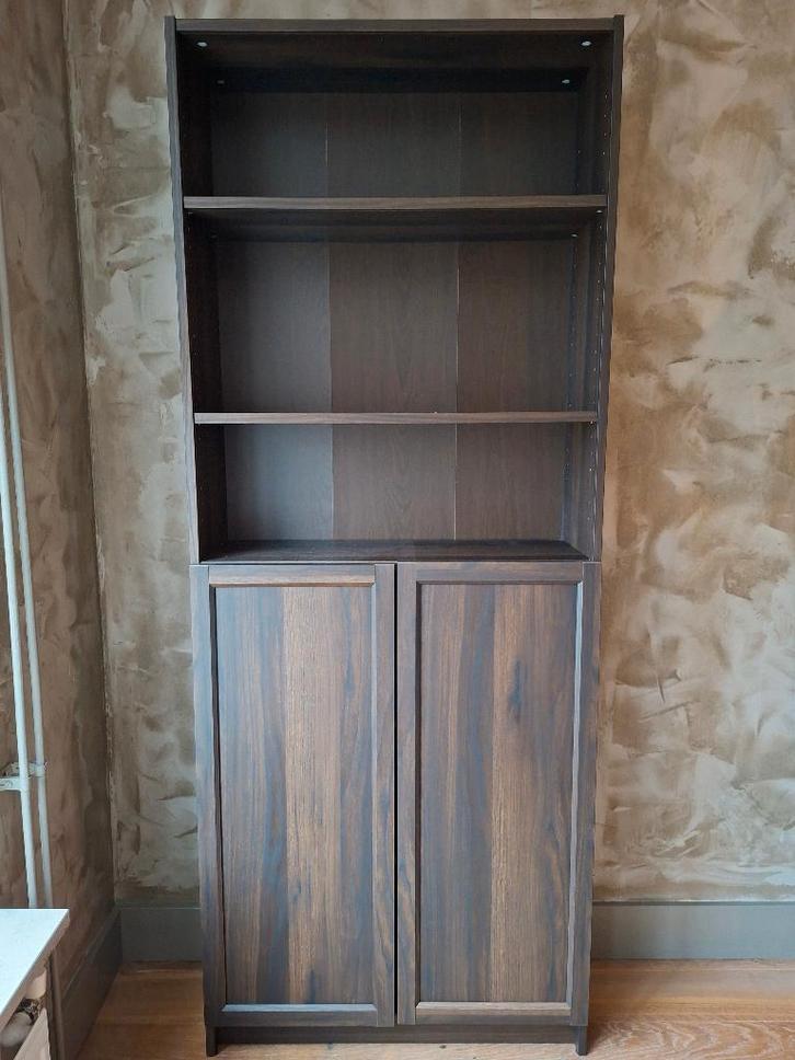 Boekenkast Billy, Huis en Inrichting, Kasten | Boekenkasten, Zo goed als nieuw, 50 tot 100 cm, 200 cm of meer, 25 tot 50 cm, Met deur(en)
