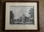 Gravure Kasteel Nederhorst, Antiek en Kunst, Kunst | Etsen en Gravures, Ophalen of Verzenden