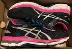 Asics Gel Kayano 22 zwart roze maat 37.5 origineel, Ophalen, Zwart, Sneakers of Gympen, Gedragen