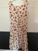Vintage Swing Jurk Kersjes Maat S, Kleding | Dames, Jumpsuits, Ophalen of Verzenden, Zo goed als nieuw, Maat 36 (S), Rood