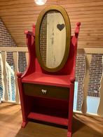 Roze spiegel kast, Ophalen, Gebruikt, 100 tot 150 cm, 50 tot 100 cm